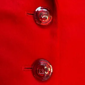 Escada‎ Margaretha Ley VINTAGE Cherry Red Cashmere Blazer Shawl Collar Womens 4 thumbnail 8