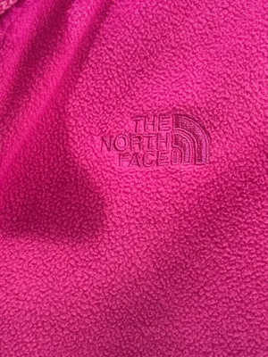 The North Face Women's Hot Pink Full-Zip Teddy Fleece Jacket SP thumbnail 5