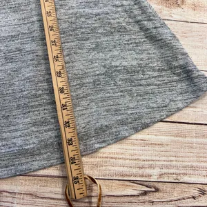 Garage Womens Grey Space Dye‎ Square Neck Cap Sleeve Bodycon Mini Dress Large thumbnail 5