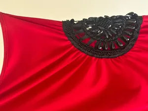 Red one shoulder too thumbnail 2
