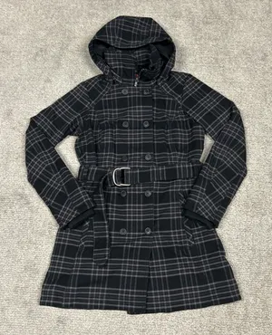 Columbia Jacket Womens Medium Insulated Omniheat Omnishield Belted Hooded Long thumbnail 1