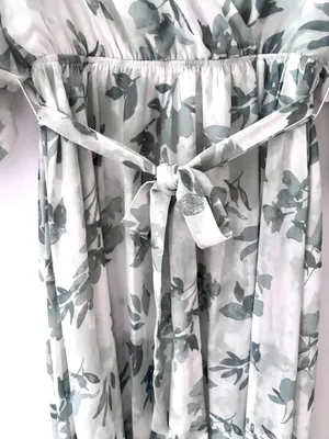 NWT Baltic Born Kia Kimono Maxi Dress Sage Floral M Romantic Coquette Fairycore thumbnail 11