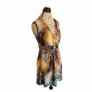 Madmazelle Dress Size XS Womens Animal Print Watercolor Artsy thumbnail 3
