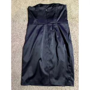 Express Design Studio Womens Black Satin Strapless Cocktail Dress Size 6‎ Mini thumbnail 5