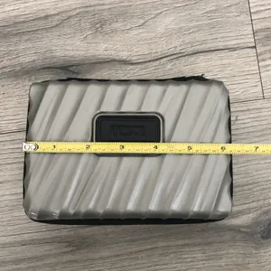TUMI for Delta Hard Shell Amenity Travel Case Kit Zippered Pouch Toiletry Case thumbnail 4