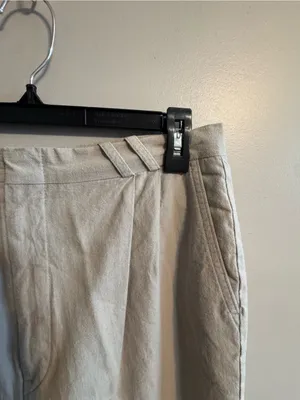 Vintage Gator of Florida Pants Women’s 16 Beige High Rise Cotton Cuffed thumbnail 6