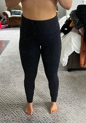 Lululemon Black Leggings With Pockets thumbnail 1