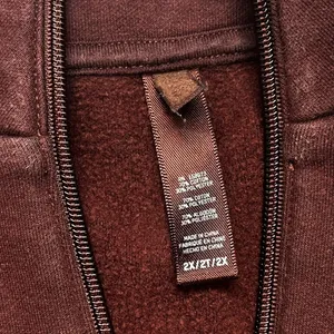 3. Skims cotton fleece quarter zip pullover sz 2x thumbnail 4