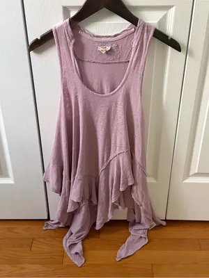 Free People Say You’re in Love Tunic in Lavender thumbnail 2