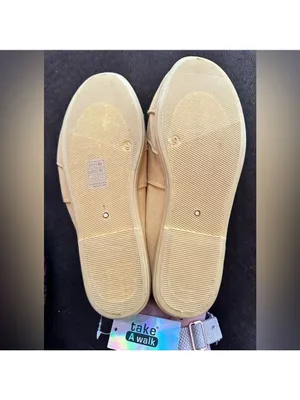 Take a Walk Espadrille Loafers Mustard Canvas Slip on Flat Shoes thumbnail 6