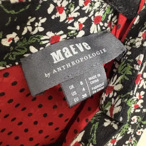 Anthropologie Maeve Ansonia Jumpsuit Multi Floral Wide Leg Ruffle Womens US 4 thumbnail 3