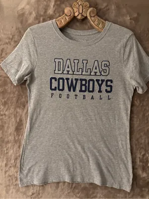 Dallas Cowboys Gray Short Sleeve Tee Women’s Size L Gray thumbnail 3