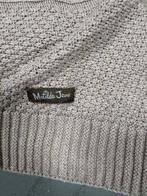 Matilda Jane Sweater Vest Womens Small Knit Fringed Wrap Cottagecore Grandmacore thumbnail 5