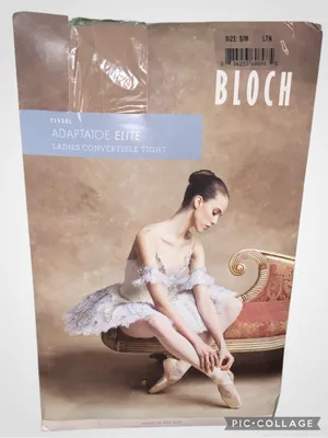 Bloch Ladies Convertible Tight in Ballet Light Tan S/M thumbnail 1