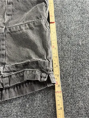 PacSun Volley Shorts Mens Black Denim Stretch Drawstring Pockets Pull On Size M thumbnail 7