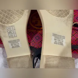 Tory Burch Strap Rubber Sandals size 8 - Adorable! GUC! thumbnail 11