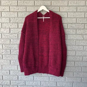 Free People High Hopes Cardigan Sweater Plum Blossom Combo Size Small thumbnail 4