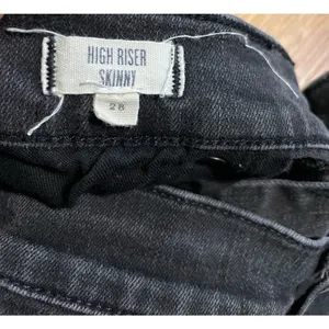 Madewell High Rise Skinny Jeans Faded Black Denim sz‎ 28 thumbnail 11