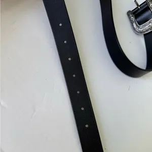 Western Belt Silver Buckle Adjustable Faux Leather Boho Chic Style thumbnail 7