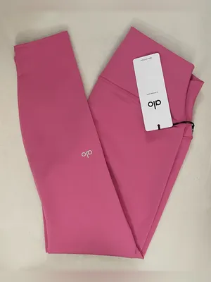 ALO Yoga NWT Airbrush Paradise Pink 7/8 High-Rise Leggings Size L thumbnail 7