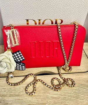 Dior Makeup Cosmetic Case Purse Pouch Shoulder Bag thumbnail 2