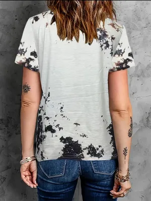 Tie Dye Rolling Stones Graphic Print T-shirt. New. thumbnail 3