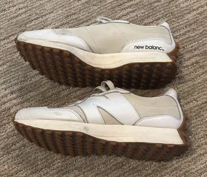 New Balance Women's Cream and Brown Shoes thumbnail 1
