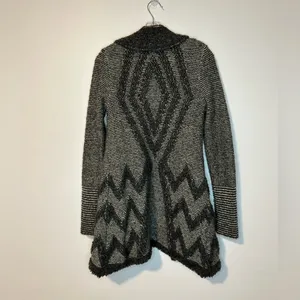 Angel Of The North‎ Anthropologie Equinox Wool Knit Open Cardigan sz S Western thumbnail 2