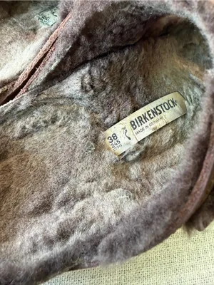 Birkenstock Arizona Shearling Sandals Brown Mocha Suede Size 38 thumbnail 8