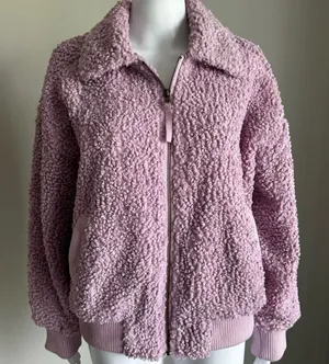 Universal Threads Purple Sherpa Bomber Jacket Size M thumbnail 1
