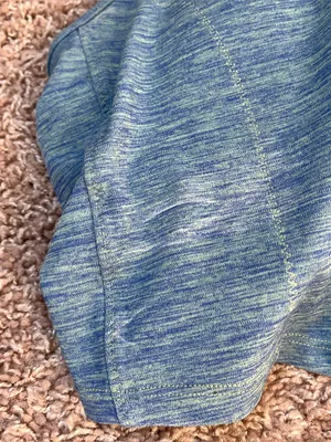 Vitality Cloud II Cropped Racerback Tank Blue thumbnail 6