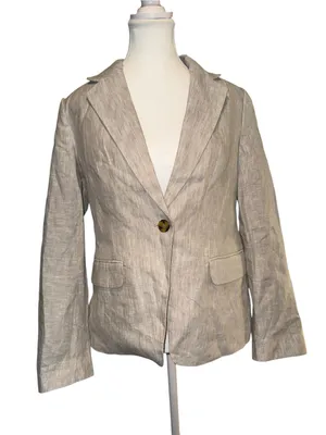 NWT- Quince 100% European Linen Structured Blazer Size Small thumbnail 4