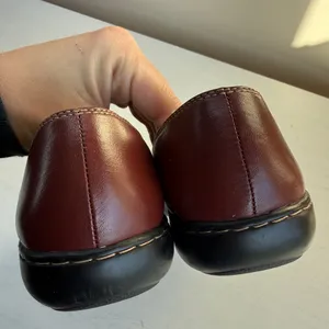 Clarks Active Air Burgundy Red Leather Mary Jane Shoes Women's 7W thumbnail 5