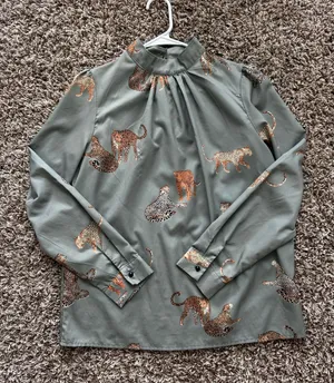 Shein Cheetah Print Top thumbnail 1