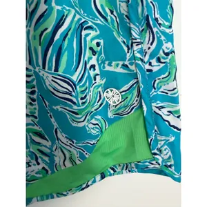 Lilly Pulitizer Luxletic Ocean Trail Athletic shorts‎ size large thumbnail 5