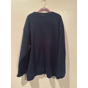 Vintage Disney Store Lady and the Tramp Family Picture Blue Cozy Sweater sz M thumbnail 3