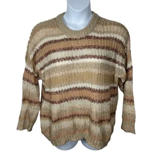 American Eagle Oversized Striped Chunky Knit Sweater | Small thumbnail 12