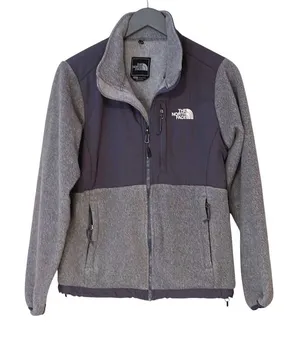 The North Face Polortec Womens Jacket Gray Purple‎ Medium thumbnail 1