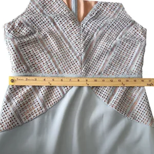 Maria Tailor Daeva Sheath Cocktail Dress Women 42 Pastel Blue Halter Midi thumbnail 8