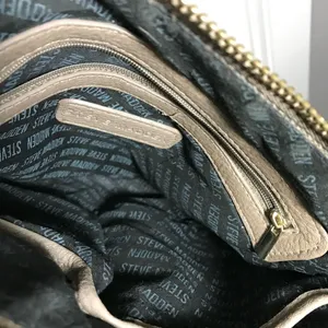 Steve Madden Taupe Faux Leather Crossbody Bag Purse thumbnail 4