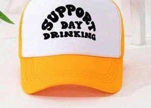 Support Day Drinking Trucker Hat thumbnail 1