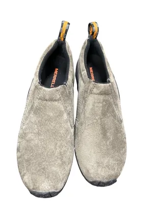 Merrell Duel Density wms gray black leather suede moc shoes sz 10 SKU 10-707 thumbnail 12
