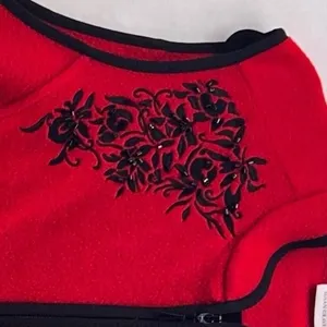 Susan Graver Fleece Vest‎ Red 2X thumbnail 3