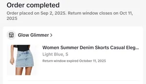 Denim Skirt Blue thumbnail 6