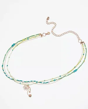 Free People Waikiki Belly Chain NWT Whimsical Charm Charms Beads Body Jewelry thumbnail 1