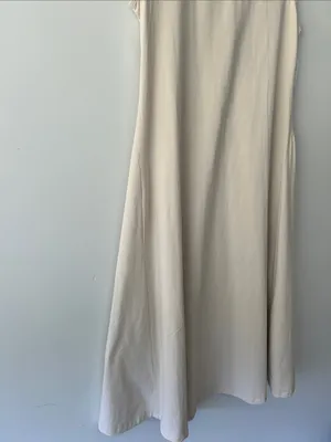 Old Navy |Light Cream Scoop Neck Cap Sleeve Dress sz L thumbnail 4