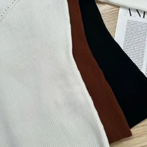 Sezane Maha Jumper Chestnut in white S thumbnail 4