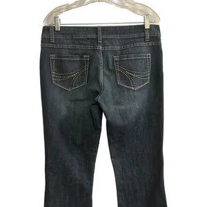 SO Jeans Women Dark‎ Wash Bootcut Stretch Denim Pants Size 11 thumbnail 7