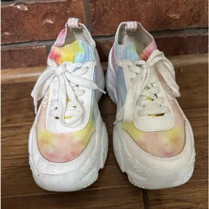 Chic Juicy Couture Multicolor Watercolor Low-Top Sneakers Size 7‎ Sweet thumbnail 5