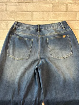 Halara Flex Wide Leg Blue Denim Jeans thumbnail 6